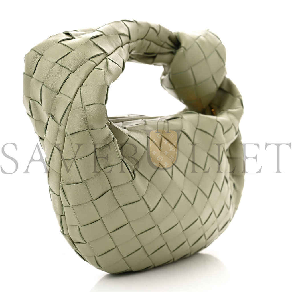 BOTTEGA VENETA NAPPA INTRECCIATO MINI JODIE TRAVERTINE (22*13*4cm)