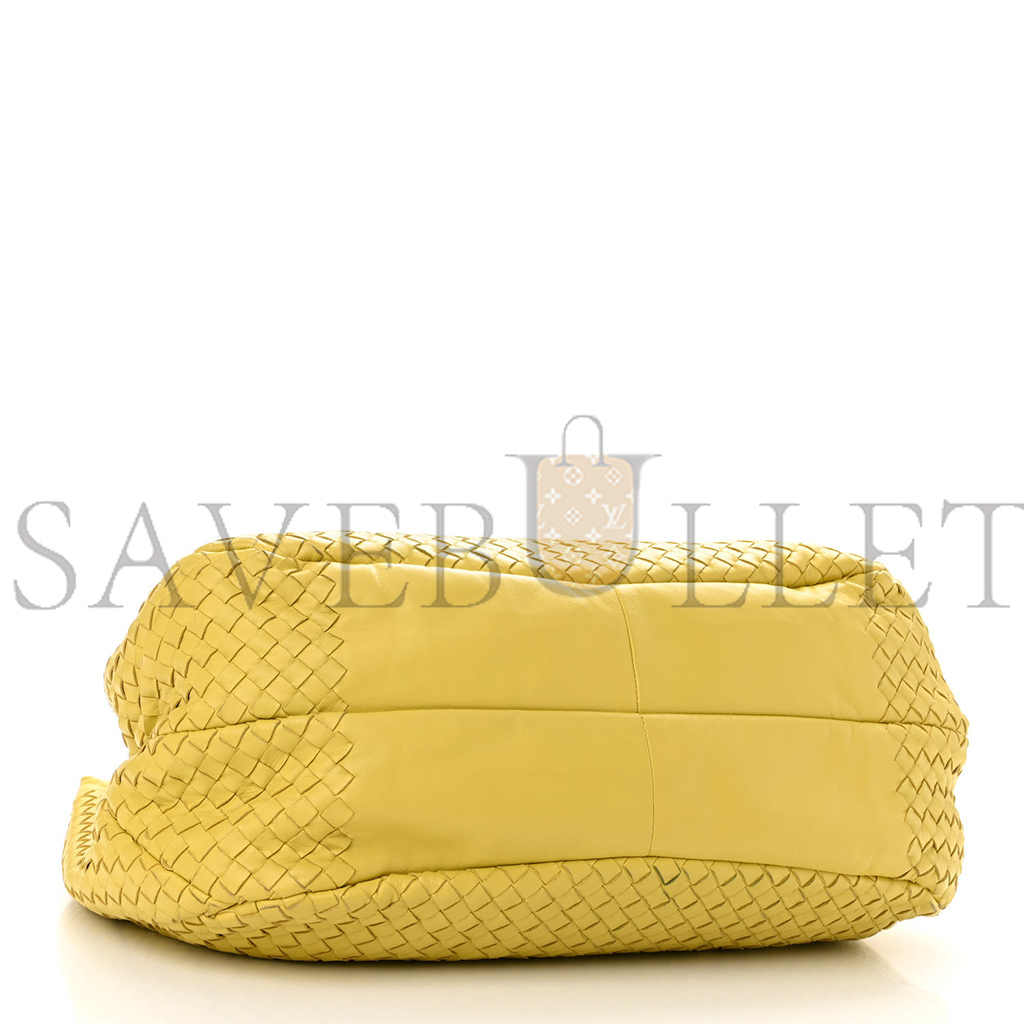 BOTTEGA VENETA NAPPA INTRECCIATO LARGE CAMPANA BUTTERCUP  (39*24*17cm)