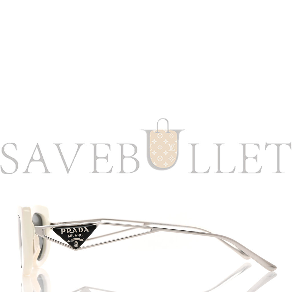 PRADA ACETATE SUNGLASSES SPR 14Y WHITE