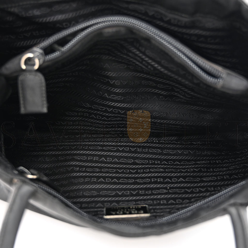 PRADA TESSUTO NYLON TOTE BLACK (32*23*11cm)