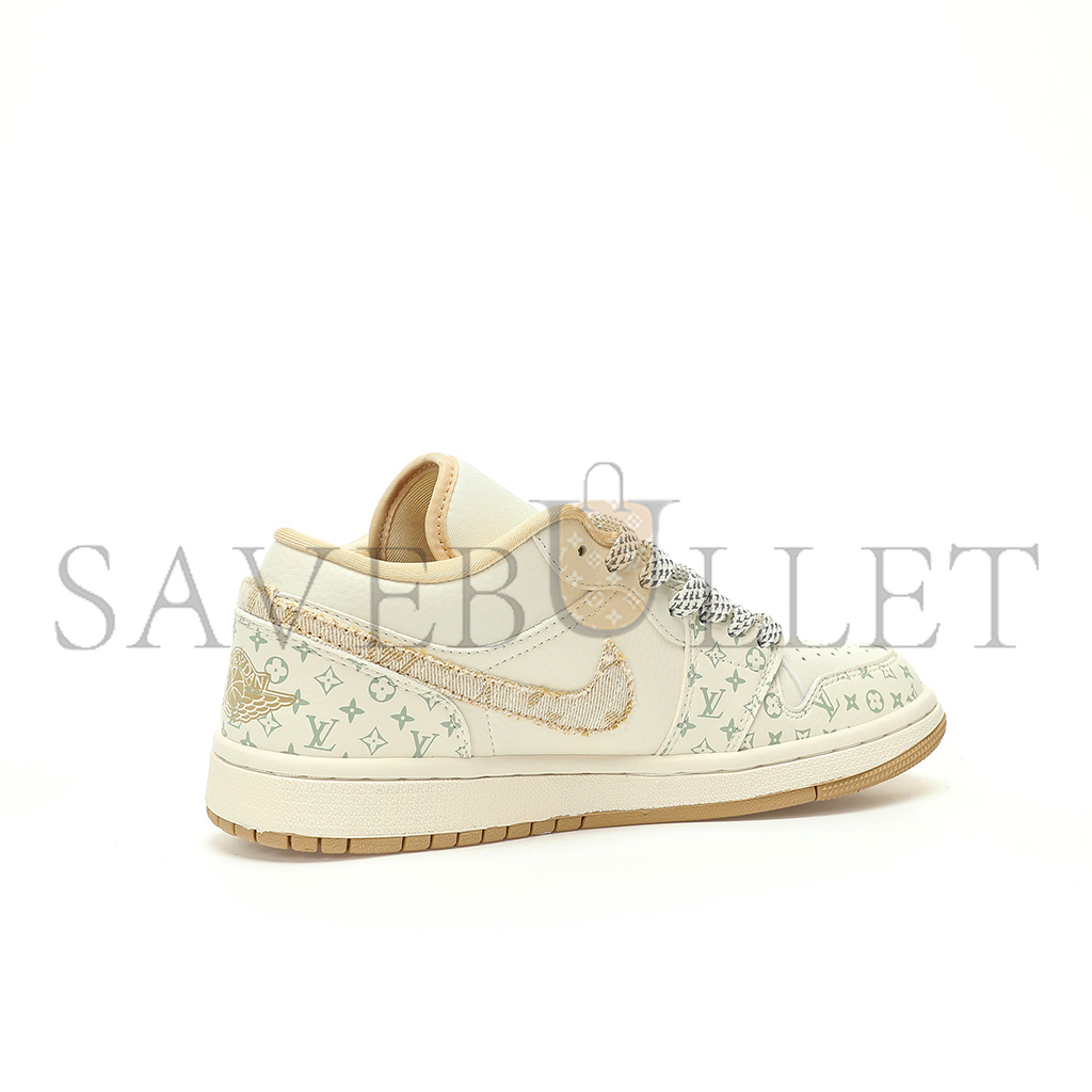 NIKE AIR JORDAN 1 LOW OG SP BEIGE KHAKI LV MONOGRAM SJ9950-004