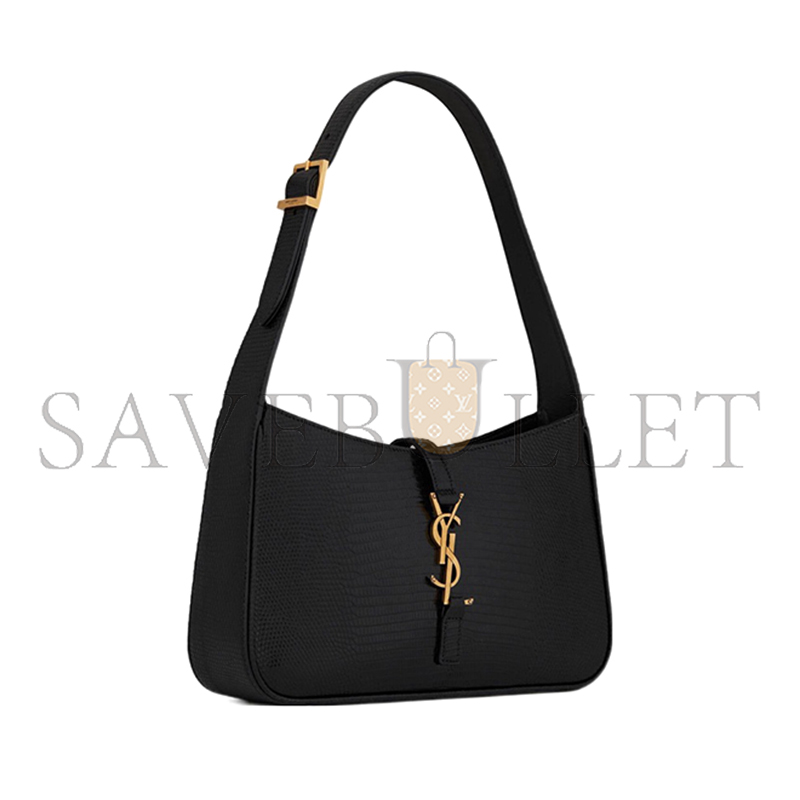 YSL LE 5 À 7 IN LIZARD SKIN 657228EAAAU1000 (23*16*6.5cm)