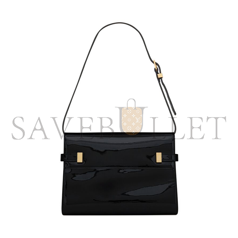 YSL MANHATTAN SMALL IN PATENT LEATHER 675626B870J1000 (24*17.5*6cm) YSL MANHATTAN SMALL IN PATENT LEATHER 675626B870J1000 (24*17.5*6cm)