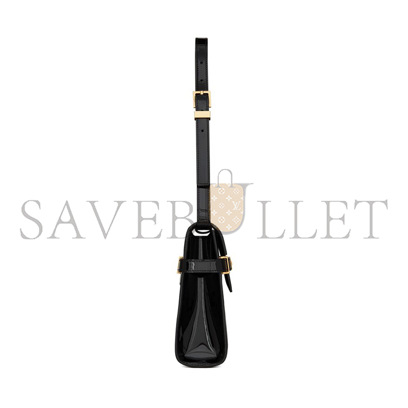 YSL MANHATTAN SMALL IN PATENT LEATHER 675626B870J1000 (24*17.5*6cm) YSL MANHATTAN SMALL IN PATENT LEATHER 675626B870J1000 (24*17.5*6cm)