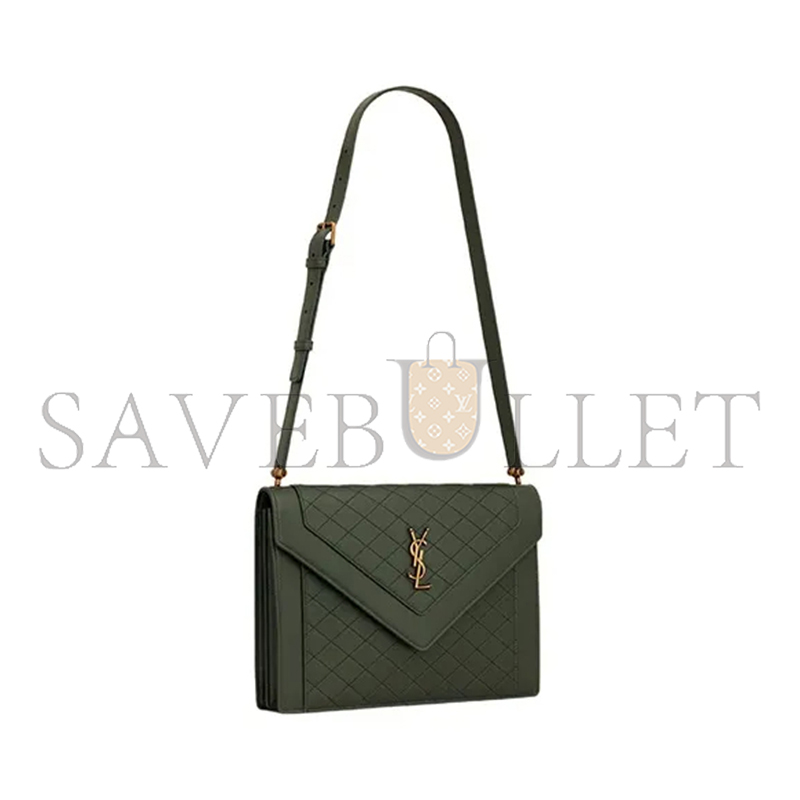 YSL GABY SATCHEL IN QUILTED LAMBSKIN 6955031EL073045 (26*18*5cm)