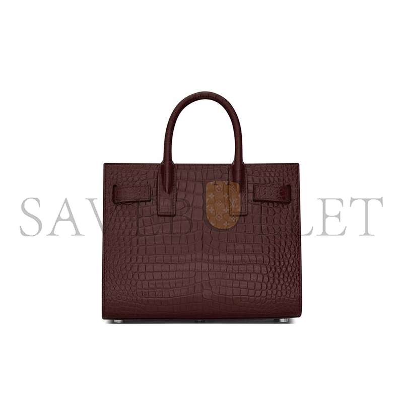 YSL SAC DE JOUR IN CROCODILE-EMBOSSED LEATHER-NANO 392035DND1N6475 (22*18*10.5cm) YSL SAC DE JOUR IN CROCODILE-EMBOSSED LEATHER-NANO 392035DND1N6475 (22*18*10.5cm)