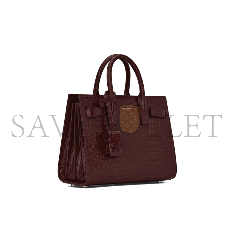 YSL SAC DE JOUR IN CROCODILE-EMBOSSED LEATHER-NANO 392035DND1N6475 (22*18*10.5cm) YSL SAC DE JOUR IN CROCODILE-EMBOSSED LEATHER-NANO 392035DND1N6475 (22*18*10.5cm)