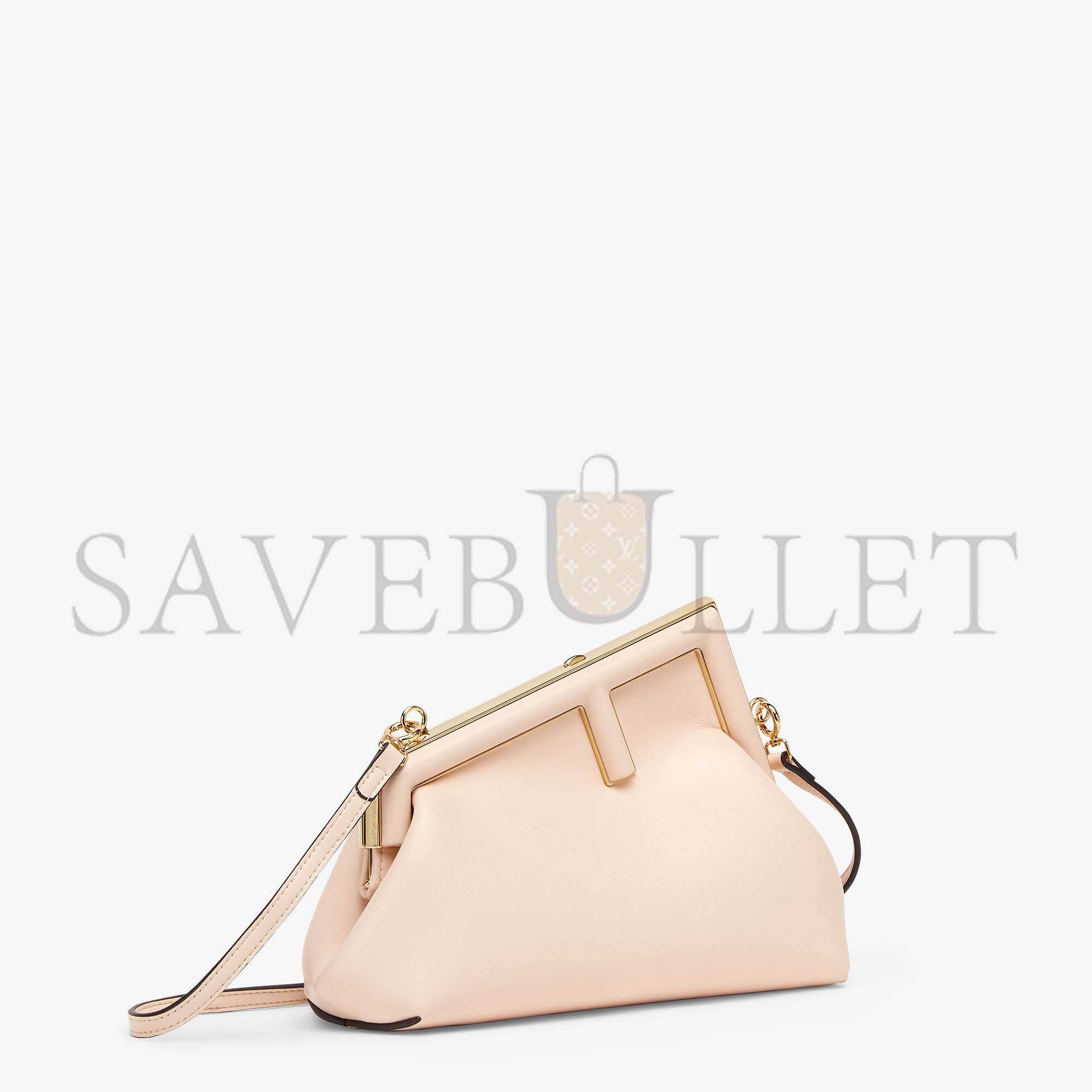 FENDI FIRST SMALL - PALE PINK LEATHER BAG 8BP129ABVEF14N1 (26*18*9.5cm)