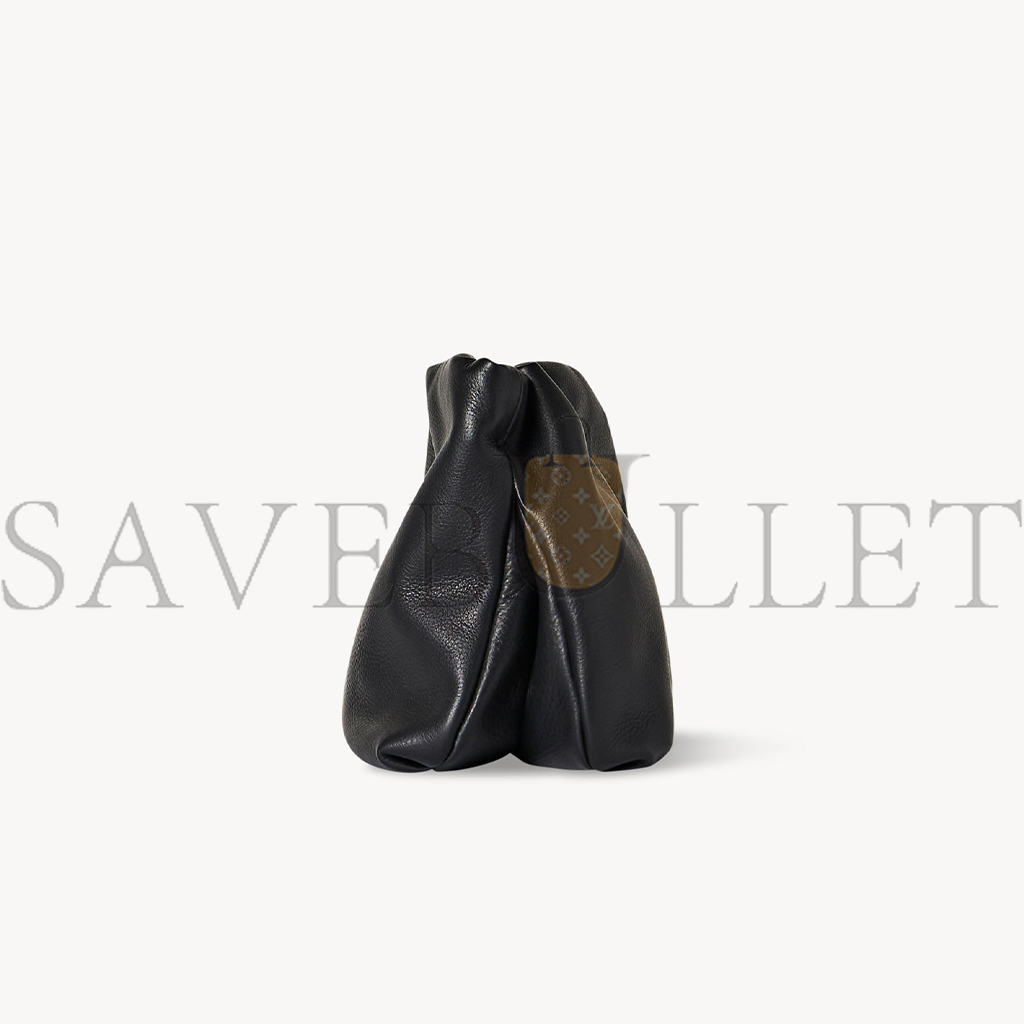 THE ROW BOURSE CLUTCH BAG IN LEATHER BLACK W1280L97BLPL (26*17*6cm)